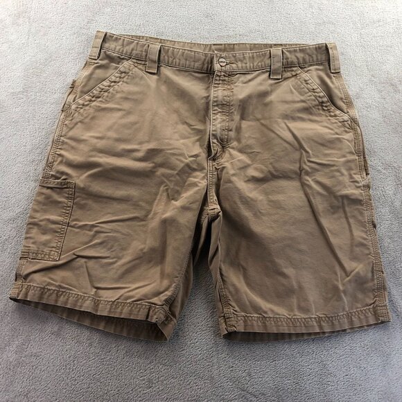 Carhartt Men Cargo Shorts Size 40 Original Fit Khaki Casual Outdoors Tan B147DKH - Picture 12 of 13